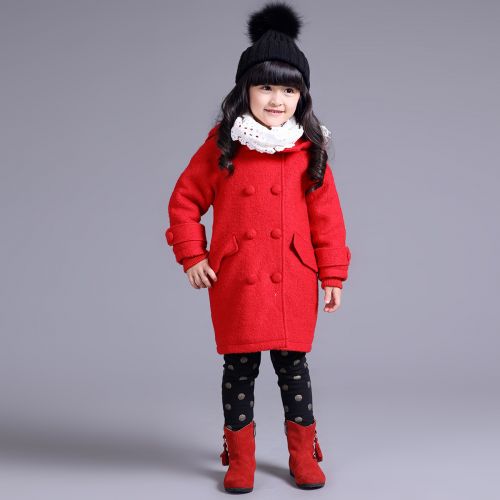 Manteau pour fille DEESHA en laine - Ref 2162203