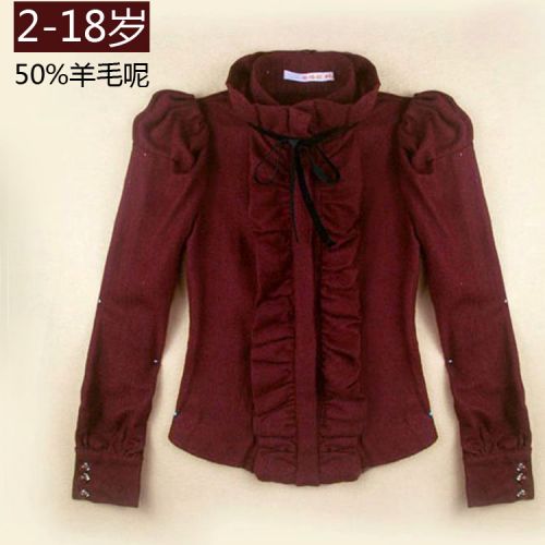 Manteau pour fille en laine - Ref 2162205