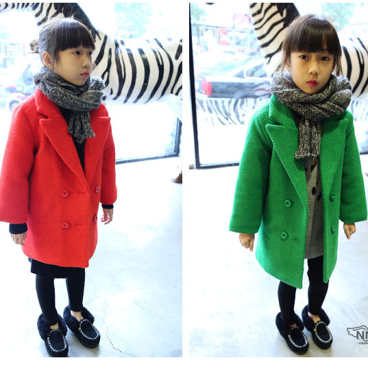 Manteau pour fille en laine - Ref 2162213
