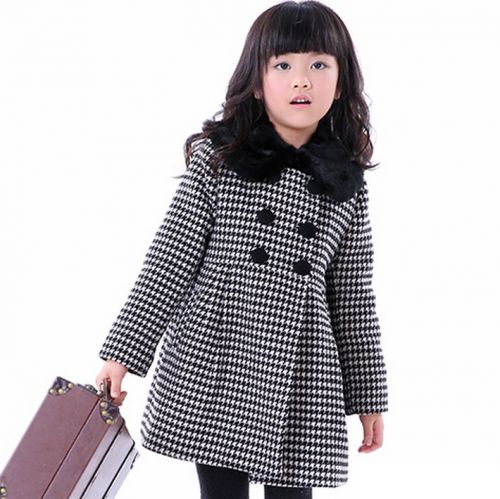 Manteau pour fille en mélange - Ref 2162219