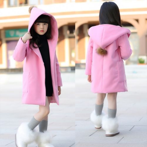 Manteau pour fille en laine - Ref 2162257