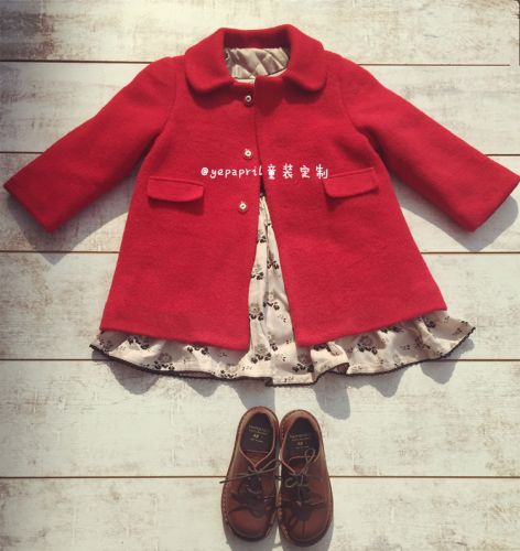 Manteau pour fille YEPAPRIL en laine - Ref 2162273