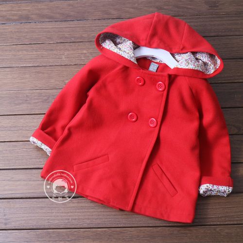 Manteau pour fille en laine - Ref 2162275