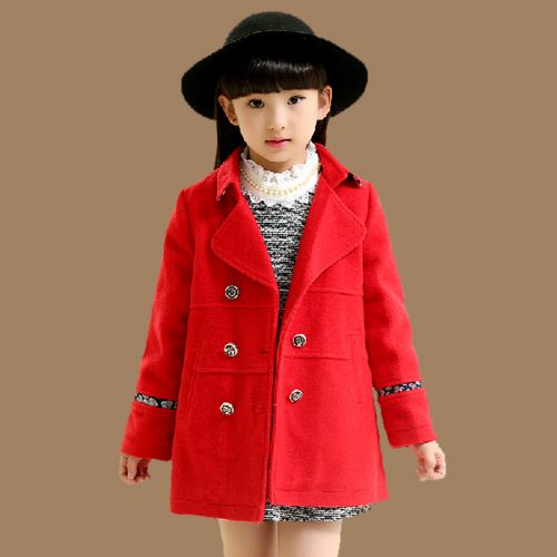 Manteau pour fille en laine - Ref 2162290
