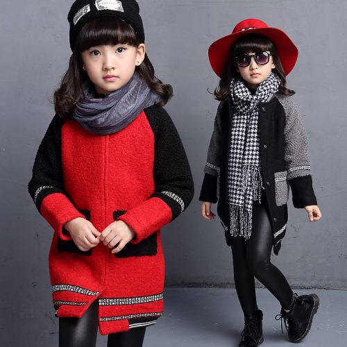 Manteau pour fille en mélange - Ref 2162296
