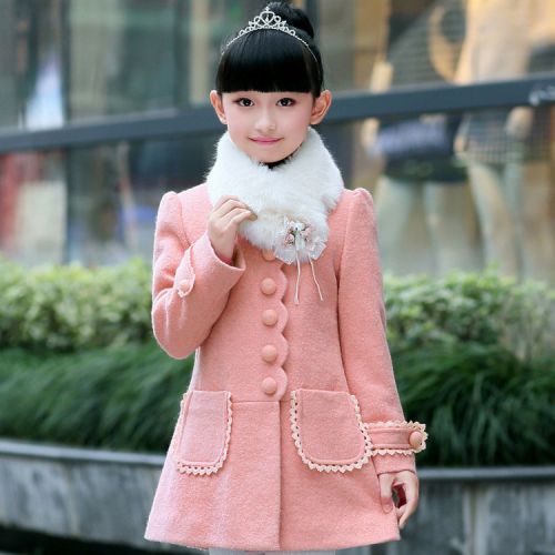 Manteau pour fille en laine - Ref 2162297