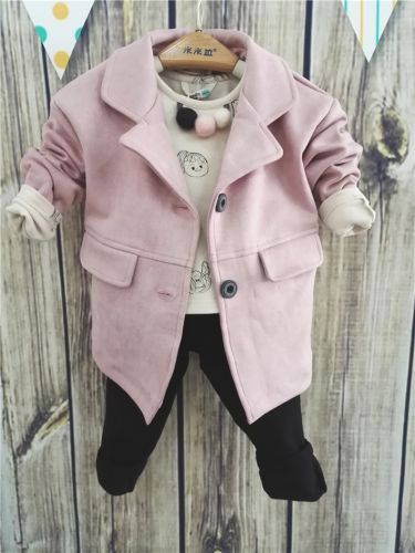 Manteau pour fille en mélange - Ref 2162304