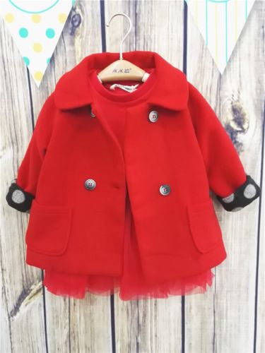 Manteau pour fille en laine - Ref 2162305