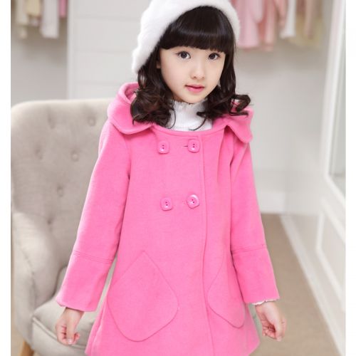 Manteau pour fille CRAYAN ANGELET en mélange - Ref 2162309