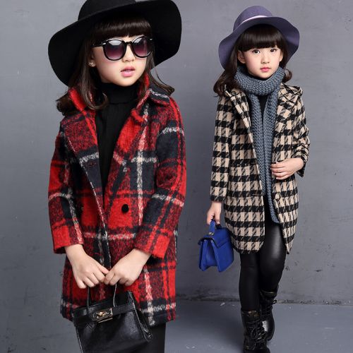 Manteau pour fille MINIYAYA en mélange - Ref 2162315