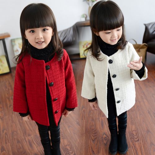 Manteau pour fille en mélange - Ref 2162321