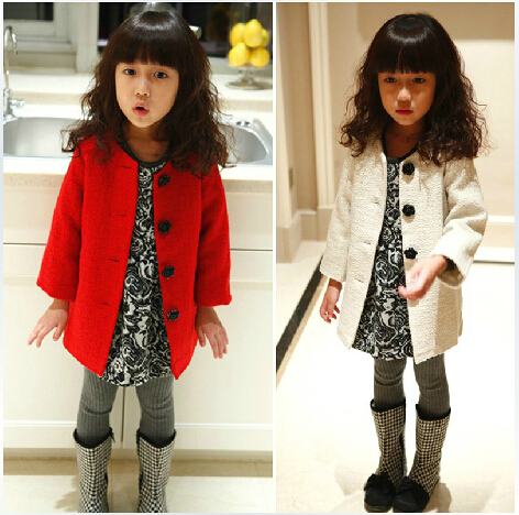 Manteau pour fille en mélange - Ref 2162327