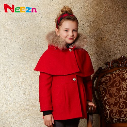 Manteau pour fille NEEZA en laine - Ref 2162343