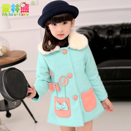 Manteau pour fille MCLANE BEAR en cachemire - Ref 2162377
