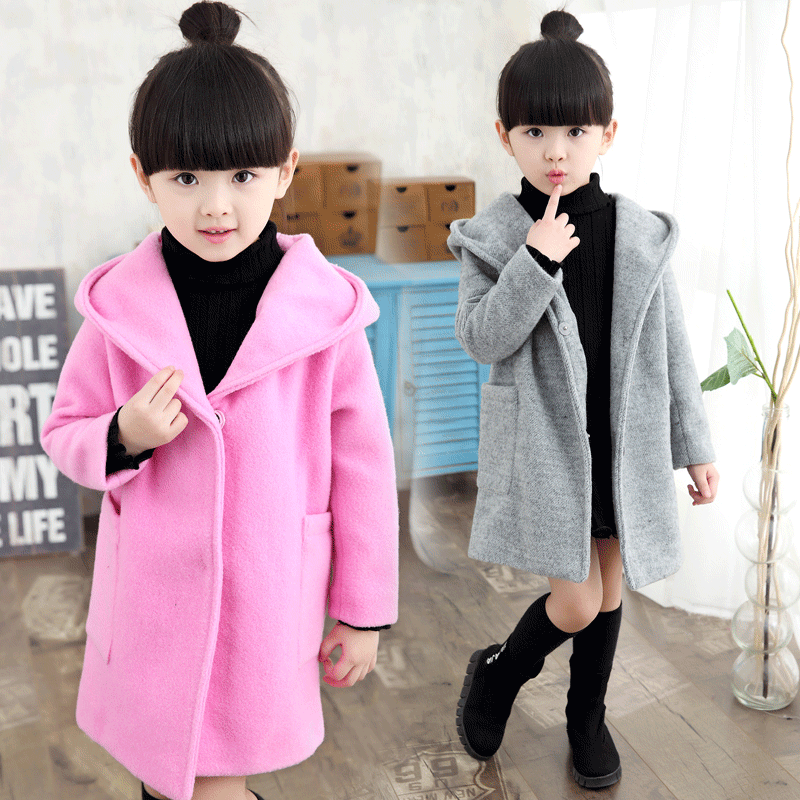 Manteau pour fille en laine - Ref 2162380