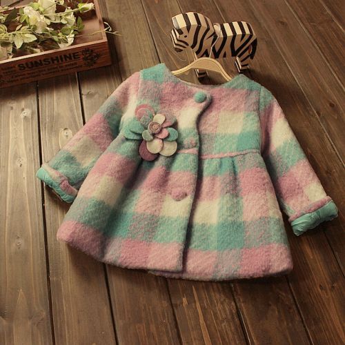 Manteau pour fille en laine - Ref 2162400