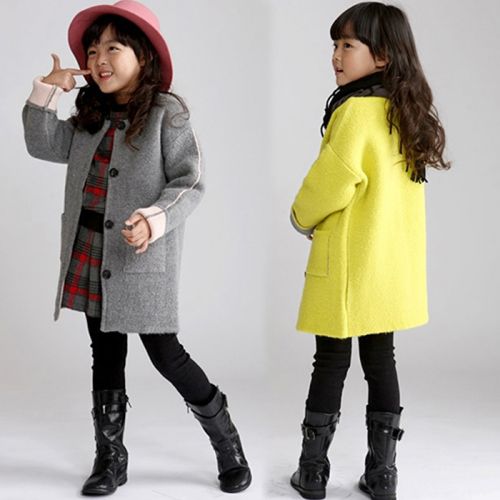 Manteau pour fille en laine - Ref 2162414