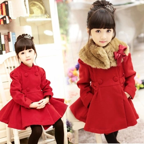 Manteau pour fille en mélange - Ref 2162416