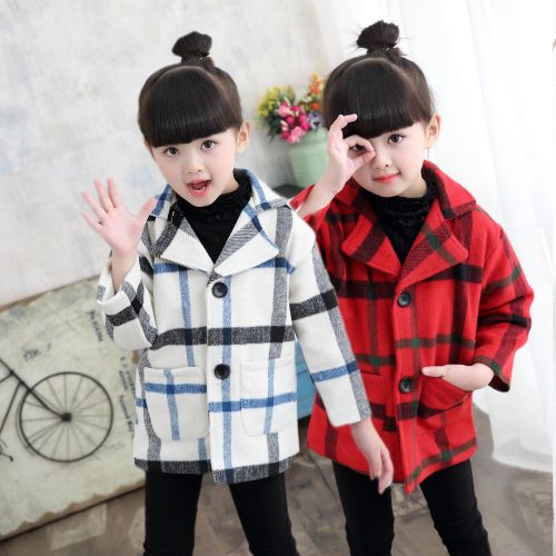 Manteau pour fille en de laine - Ref 2162417