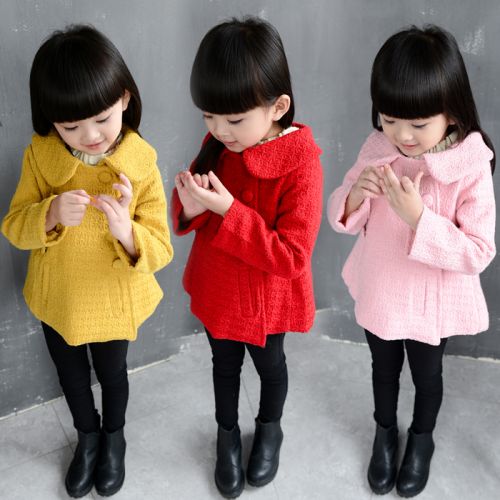 Manteau pour fille en laine - Ref 2162436