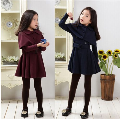 Manteau pour fille en laine - Ref 2162438