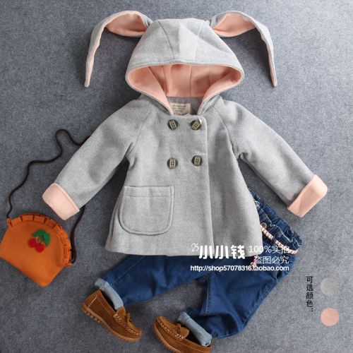 Manteau pour fille MINIKIDHOUSE en laine - Ref 2162480