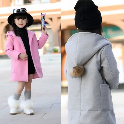 Manteau pour fille en laine - Ref 2162494