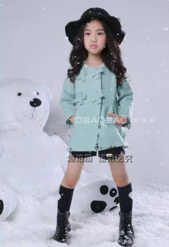 Manteau pour fille en laine - Ref 2162518