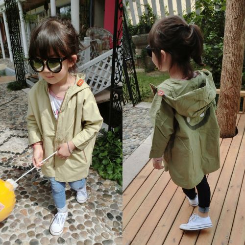 Manteau pour fille en Toile de coton - Ref 2162583