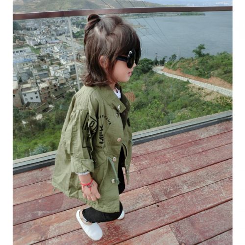 Manteau pour fille en Toile de coton - Ref 2162677