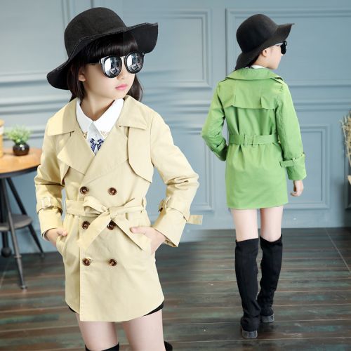 Manteau pour fille en Toile de coton - Ref 2162765