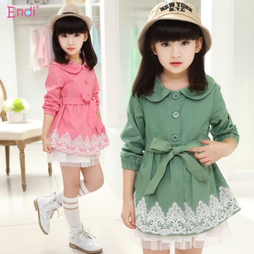 Manteau pour fille en Toile de coton - Ref 2162768