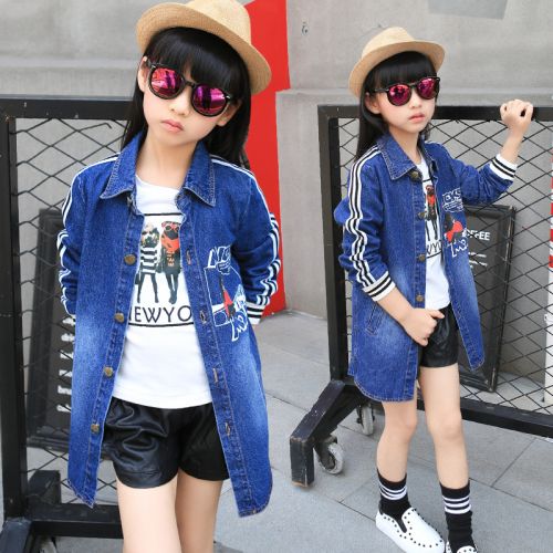 Manteau pour fille MINIYAYA en toile - Ref 2162864