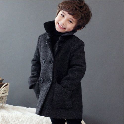 Manteau pour garçon en laine - Ref 2161215