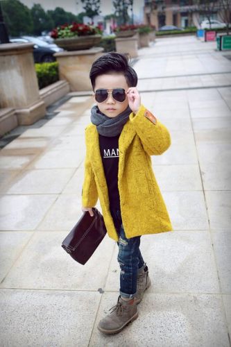 Manteau pour garçon en laine - Ref 2161240