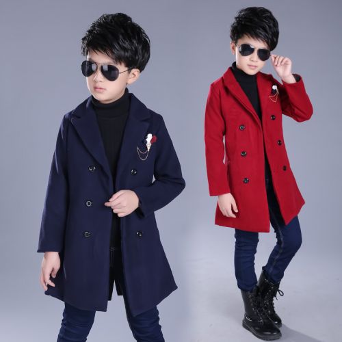 Manteau pour garçon en laine - Ref 2161269