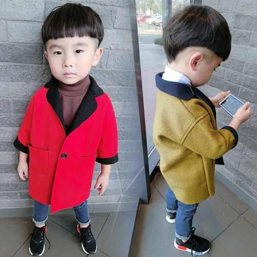 Manteau pour garçon en laine - Ref 2161271