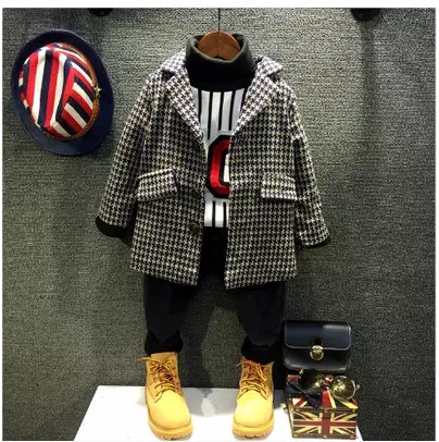 Manteau pour garçon en laine - Ref 2161272