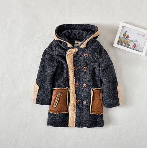 Manteau pour garçon en laine - Ref 2161284