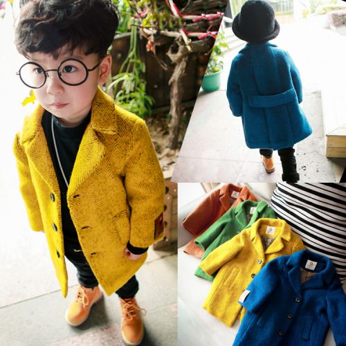 Manteau pour garçon en de laine - Ref 2161289