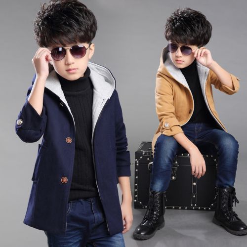 Manteau pour garçon en laine - Ref 2161298