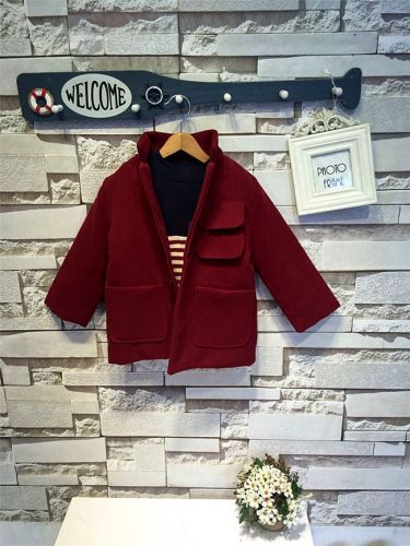 Manteau pour garçon en laine - Ref 2161309