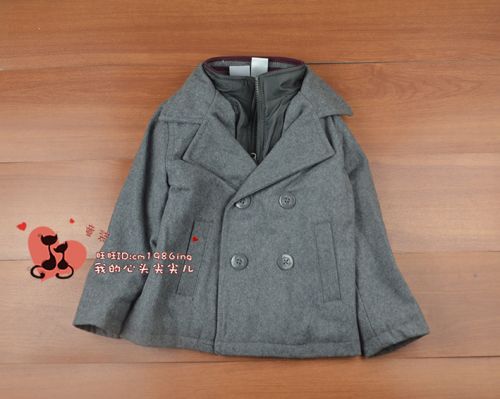 Manteau pour garçon en laine - Ref 2161330