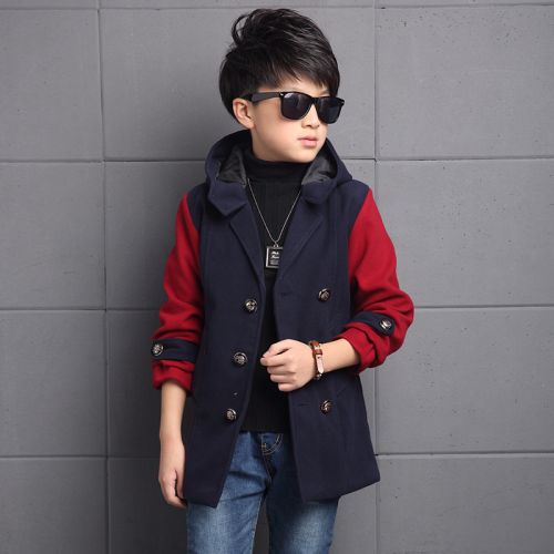 Manteau pour garçon en laine - Ref 2161340