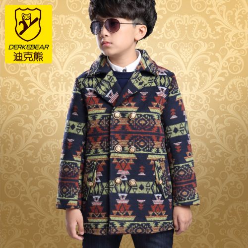 Manteau pour garçon DERKEBEAR en mélange - Ref 2161345