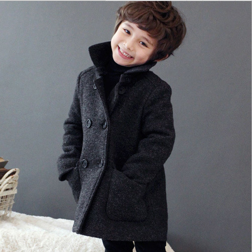 Manteau pour garçon en laine - Ref 2161381