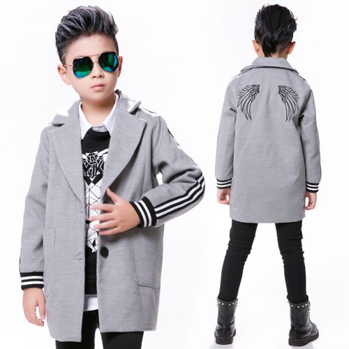 Manteau pour garçon en de laine - Ref 2161383