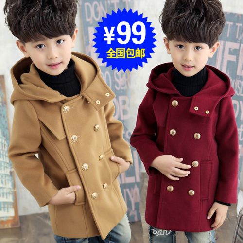 Manteau pour garçon en laine - Ref 2161390