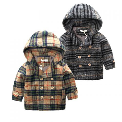 Manteau pour garçon en flanelle - Ref 2161391
