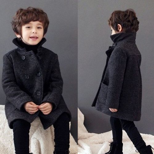 Manteau pour garçon en laine - Ref 2161396